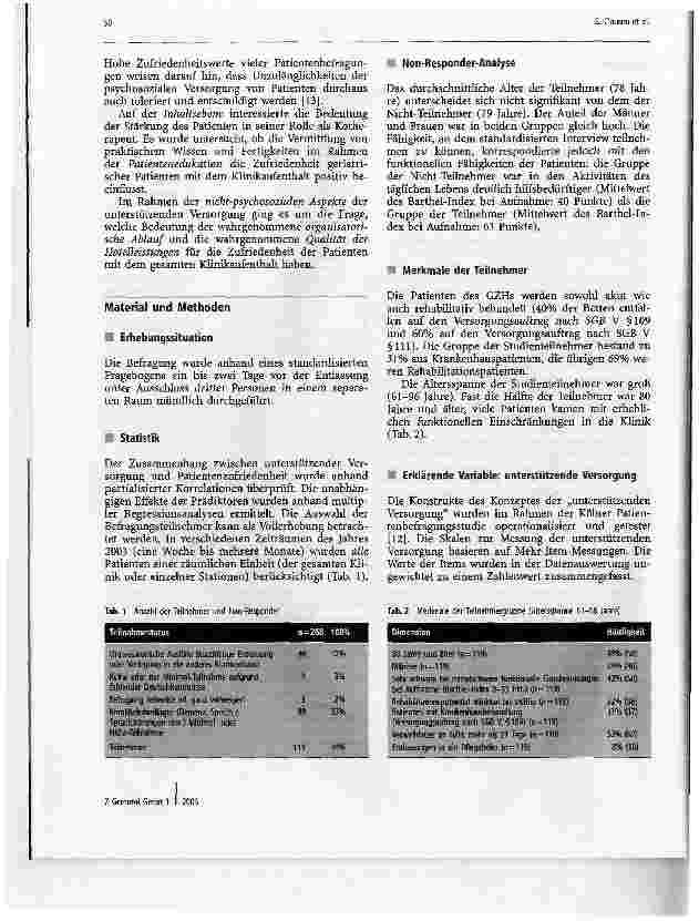 Vorschauseite 3: Patientenzufriedenheit in der GeriatrieEine empirische Untersuchung