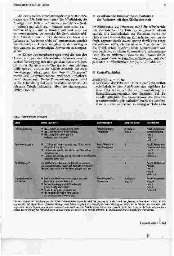 Vorschauseite 4: Patientenzufriedenheit in der GeriatrieEine empirische Untersuchung