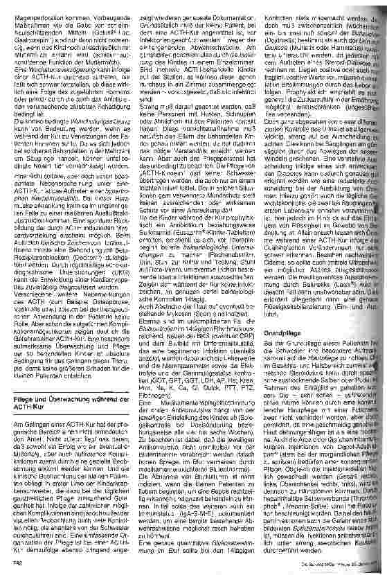 Vorschauseite 3: ACTH-Kur bei West-Syndrom (BNS-Krämpfe) - aus pflegerischer Sicht