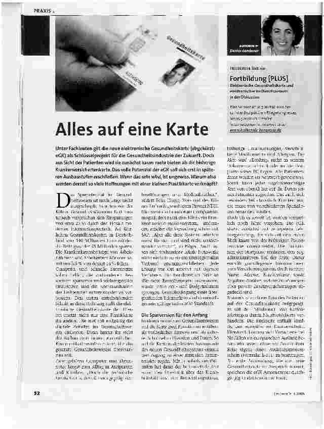 Vorschauseite 1: Alles auf eine Karte