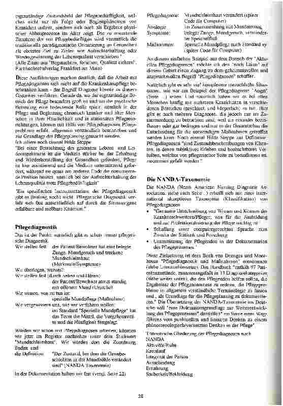 Vorschauseite 2: Pflegediagnosen Sphinx, Alptraum, gefährliches oder sinnvolles Instrument?