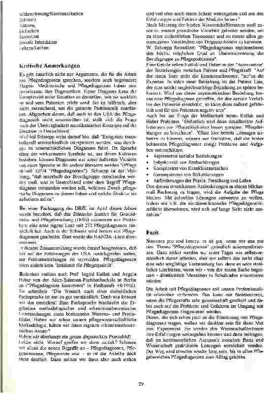 Vorschauseite 3: Pflegediagnosen Sphinx, Alptraum, gefährliches oder sinnvolles Instrument?