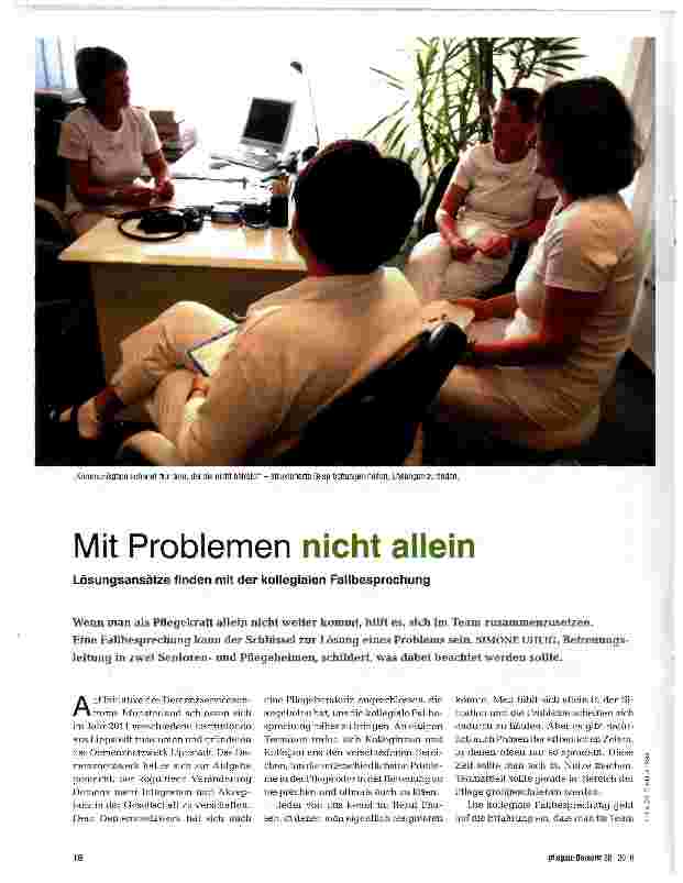 Vorschauseite 1: Mit Problemen nicht allein