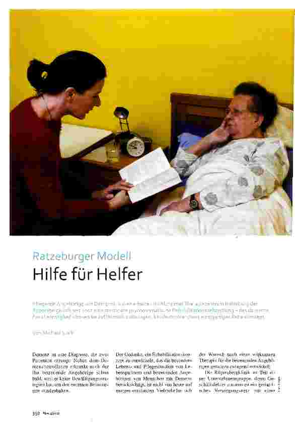 Vorschauseite 1: Hilfe für Helfer