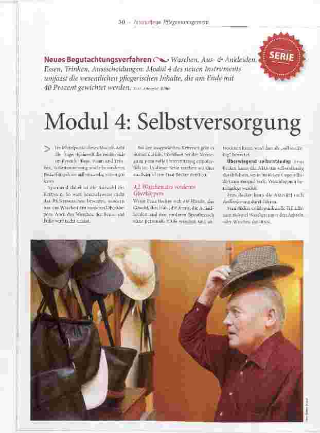Vorschauseite 1: Modul 4: Selbstversorgung
