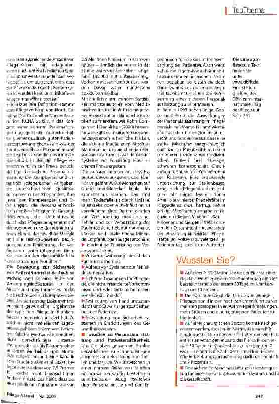 Vorschauseite 2: Das Personal ist unser Kapital der Zukunft