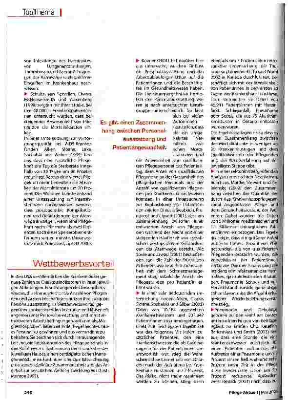 Vorschauseite 3: Das Personal ist unser Kapital der Zukunft