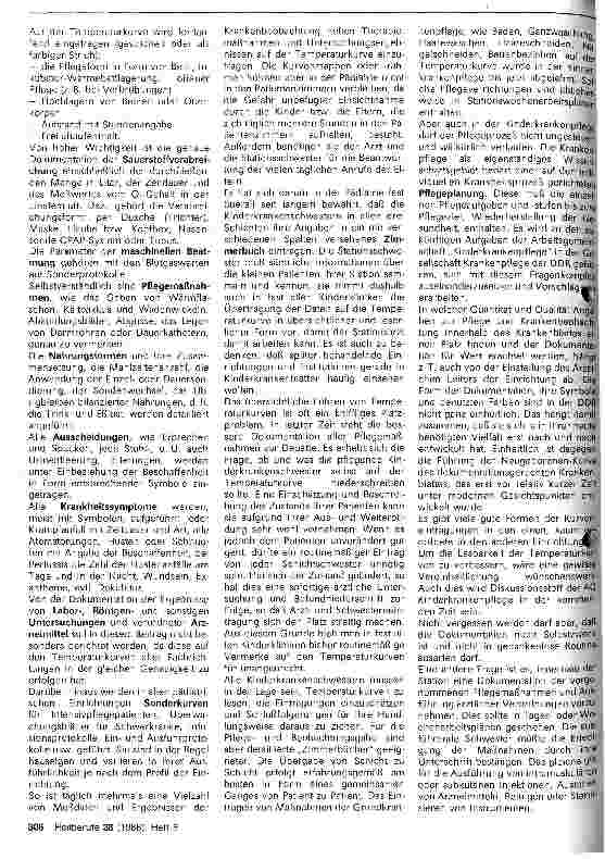 Vorschauseite 2: Zur Dokumentation in der Kinderkrankenpflege