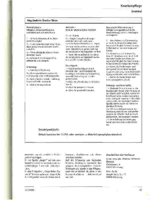 Vorschauseite 3: Die Pflegeanamnese Konzept zur Erhebung des pflegerischen Aufnahmestatus auf einer operativen Intensivstation