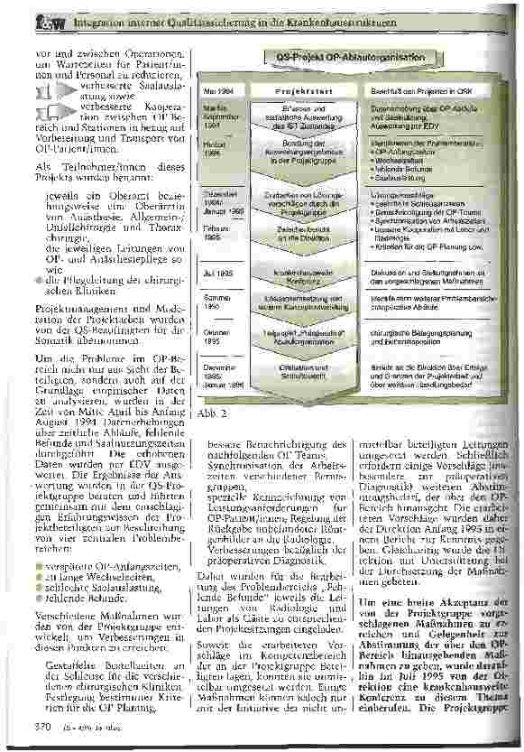 Vorschauseite 3: Integration interner Qualitätssicherung in die Krankenhausstrukturen Erfahrungen aus dem Modellprojekt Qualitätssicherung im KHS Bremen
