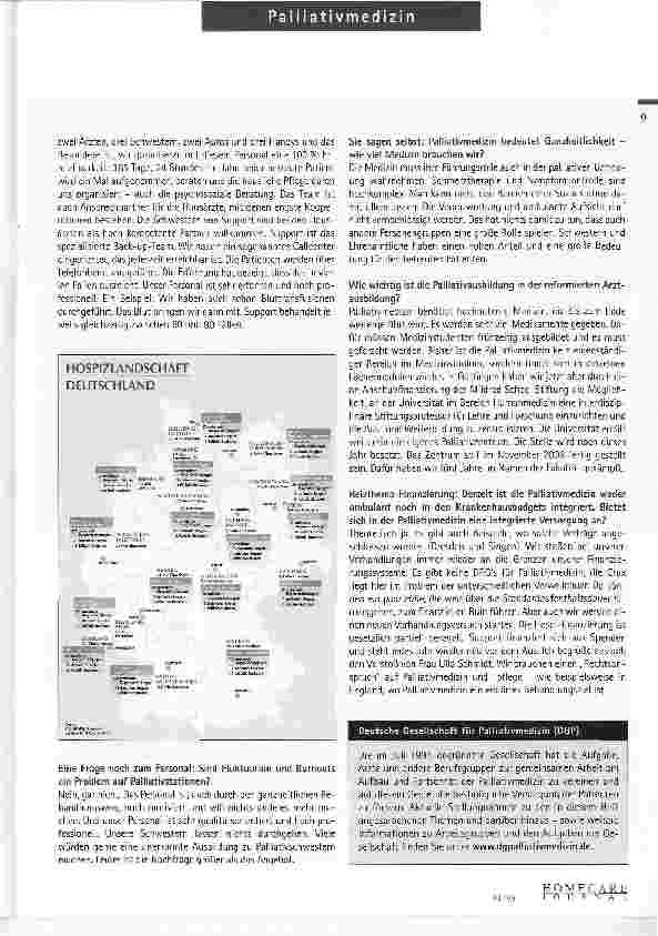 Vorschauseite 1: Ist Palliativmedizin in der Zukunft finanzierbar?