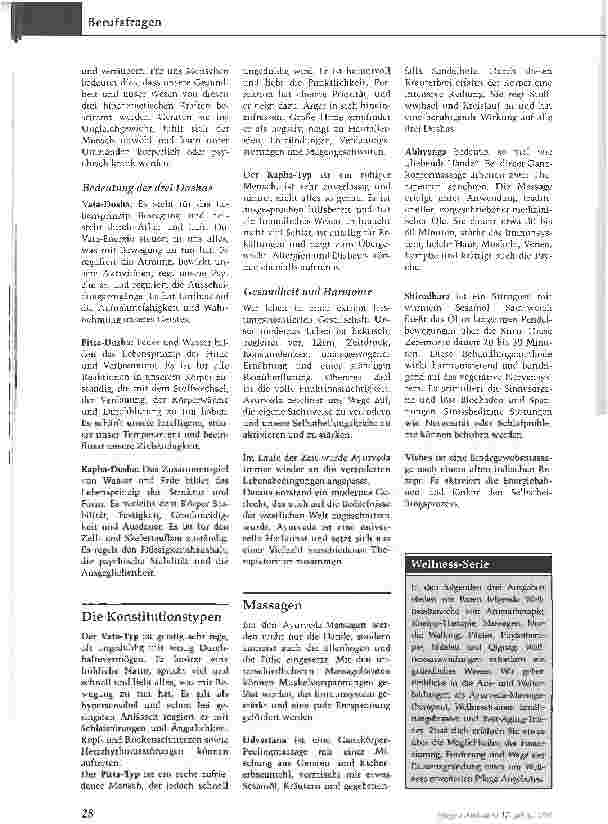 Vorschauseite 2: Wellnessangebote in der PflegeTeill