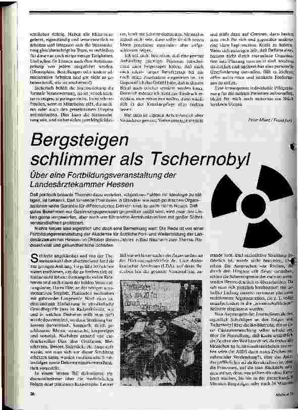 Vorschauseite 3: 14 Jahre Krankenpflege - und noch immer kein Frust /// Erfahrungen mit ganzheitlicher Pflege