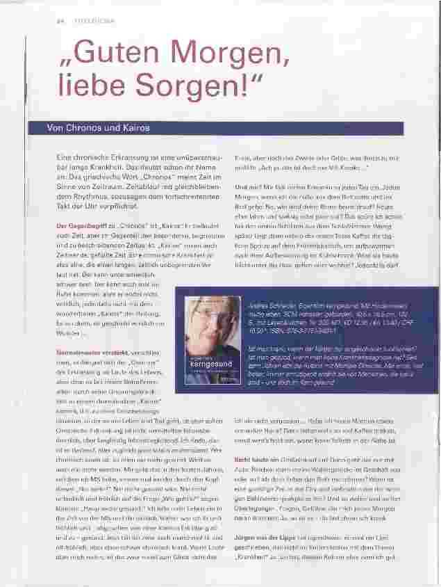 Vorschauseite 1: „Guten Morgen, liebe Sorgen!