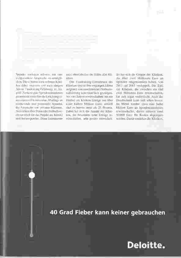 Vorschauseite 4: Zum Wohle der Klinik
