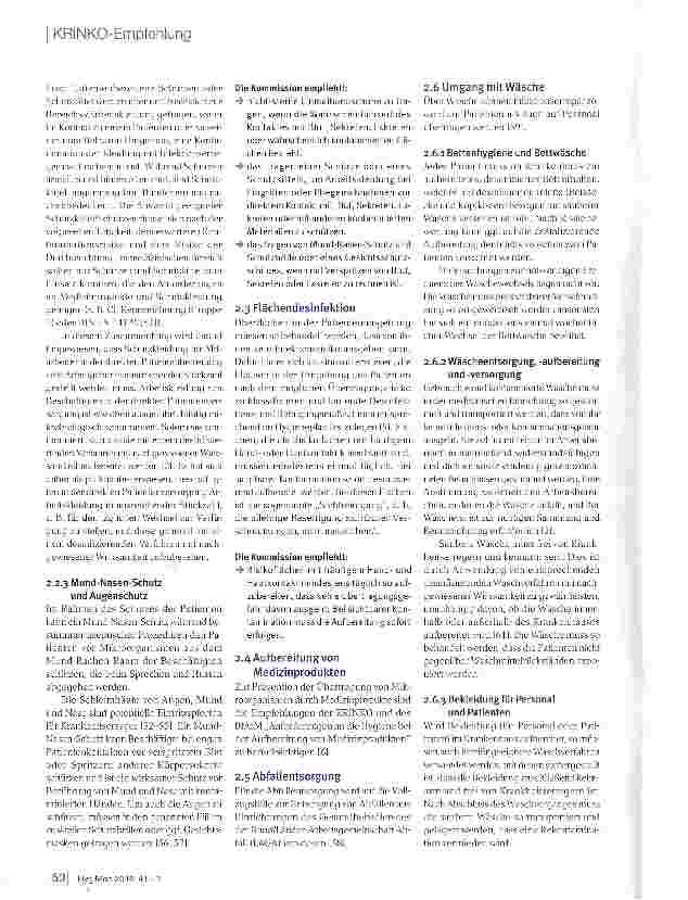 Vorschauseite 4: Infektionsprävention im Rahmen der Pflege und Behandlung von Patienten mit übertragbaren Krankheiten