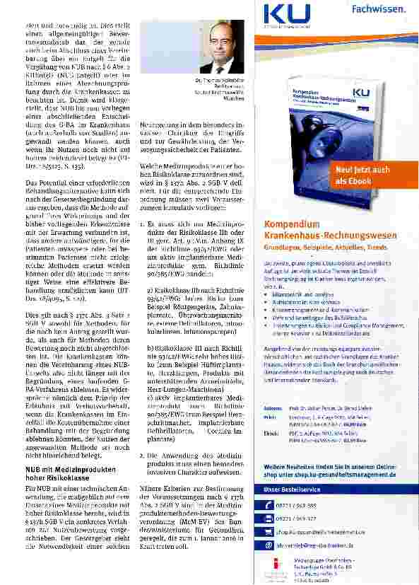 Vorschauseite 2: Neuregelung für N U B