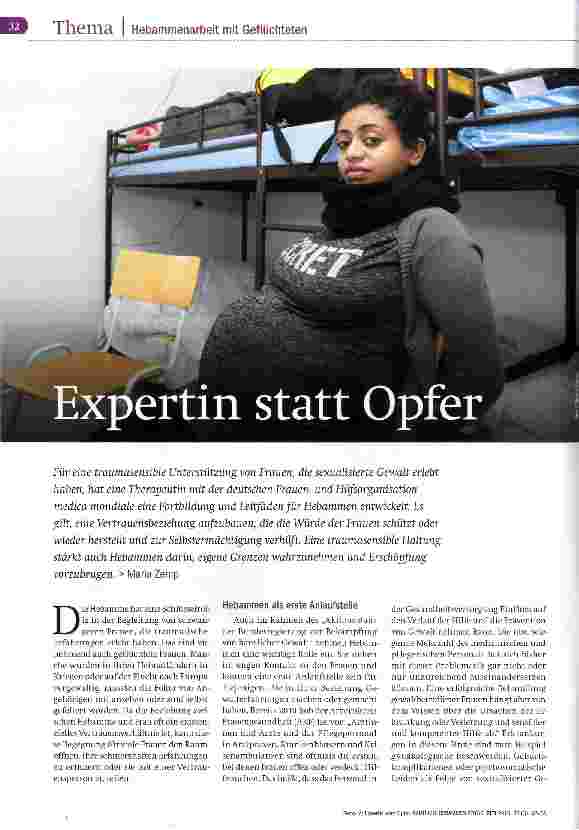 Vorschauseite 1: Expertin statt Opfer