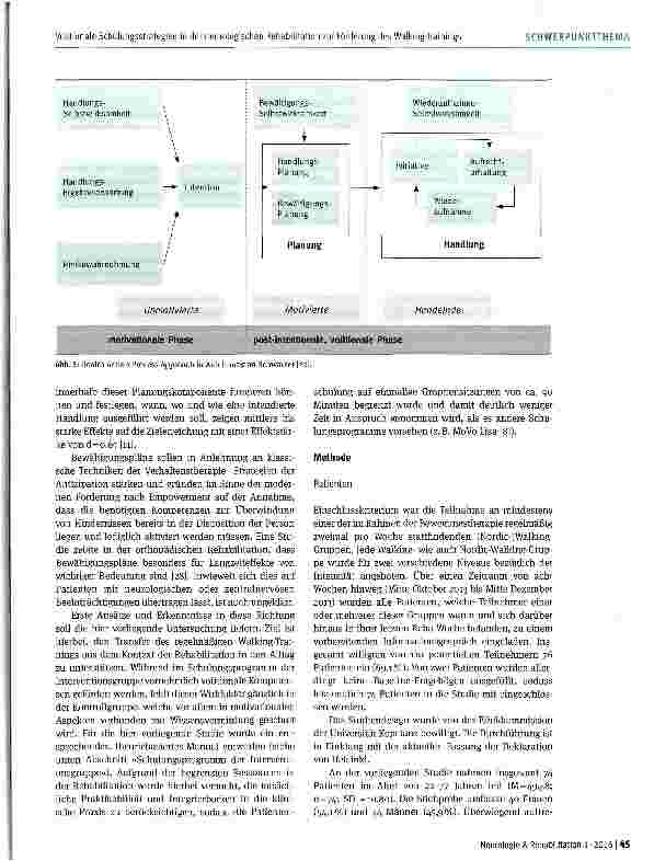 Vorschauseite 3: Volitionale Schulungsstrategien in der neurologischen Rehabilitation zur Förderung des Walking-Trainings - eine Pilotstudie