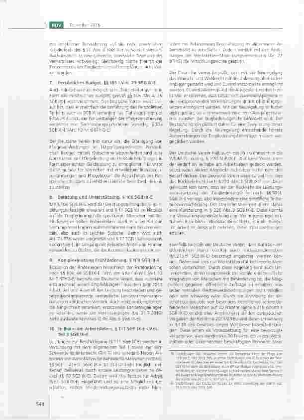 Vorschauseite 5: Stellungnahme des Deutschen Vereins zum Gesetzentwurf der Bundesregierung eines Gesetzes zur Stärkung der Teilhabe und Selbstbestimmung von Menschen mit Behinderungen (Bundesteilh…