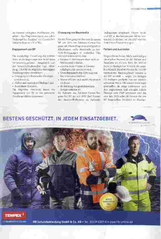 Vorschauseite 4: Nachhaltigkeit bei PSA-Bekleidung