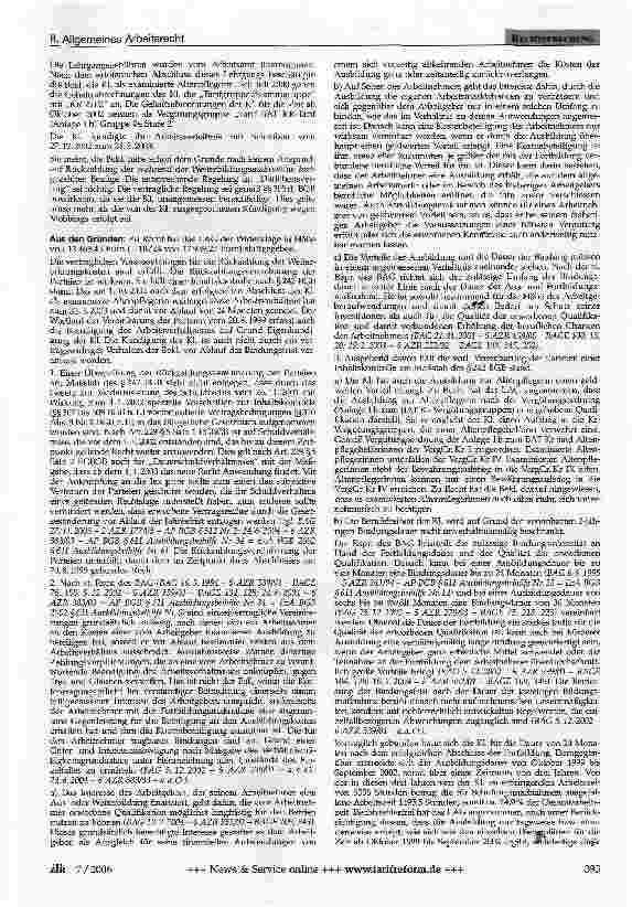 Vorschauseite 2: Rückzahlung von Weiterbildungskosten