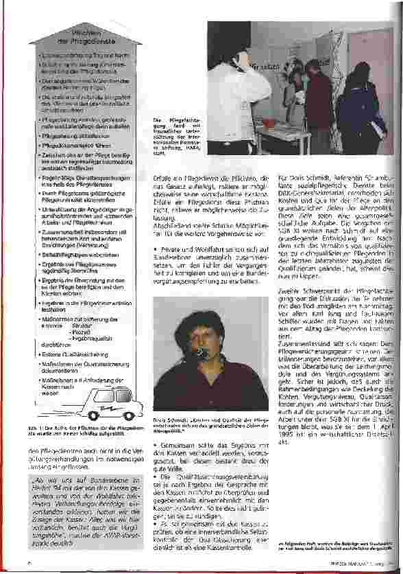 Vorschauseite 4: Wirtschaftlicher Drahtseilakt 1. Pflegetagung von Pflegen Ambulant und AVAP