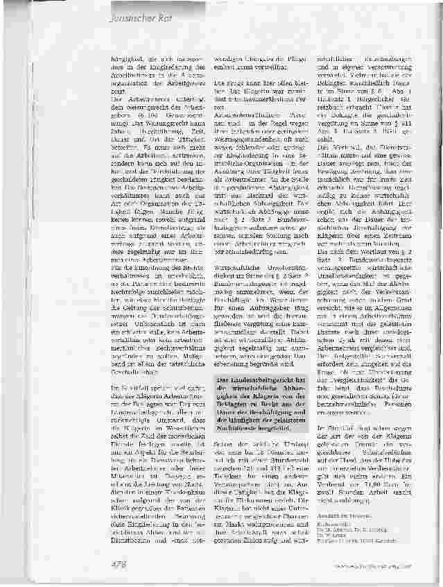 Vorschauseite 3: Nachtdienste auf freiberuflicher Basis kaum vorstellbar