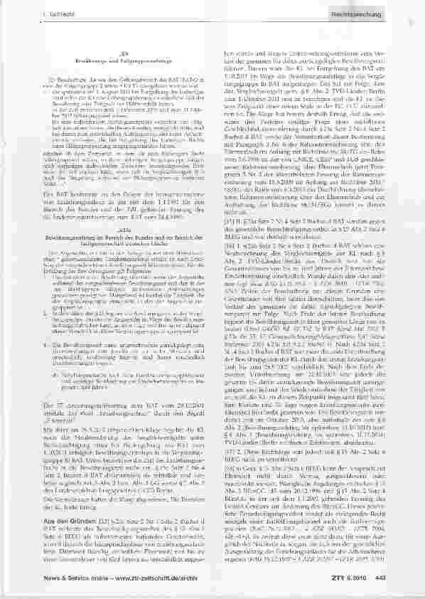 Vorschauseite 2: Bewährungsaufstieg Unterbrechung durch Elternzeit