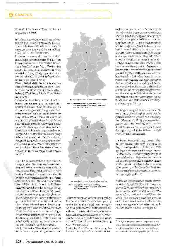 Vorschauseite 2: Pflegeberufereformgesetz Wer arbeitet zukünftig in der Altenpflege?
