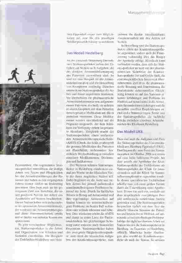Vorschauseite 2: ArzneimitteltherapiesicherheitApotheker als Brückenbauer