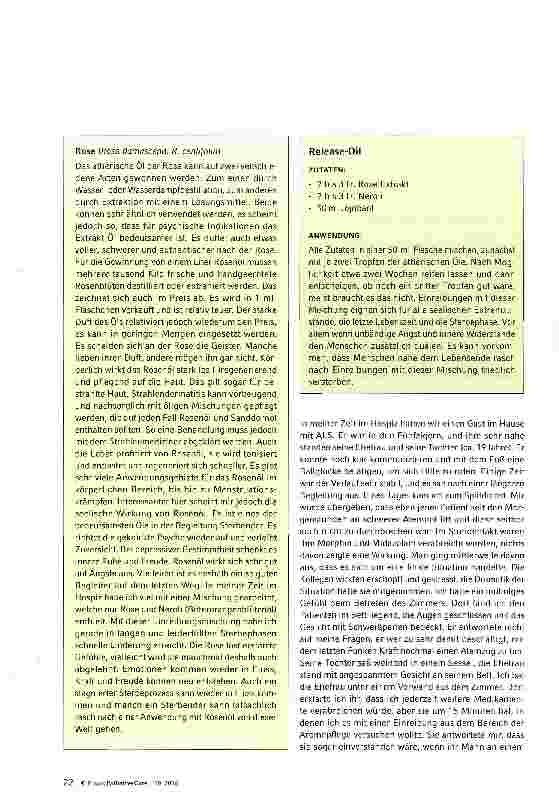 Vorschauseite 2: Die Begleitung Sterbender mit Düften