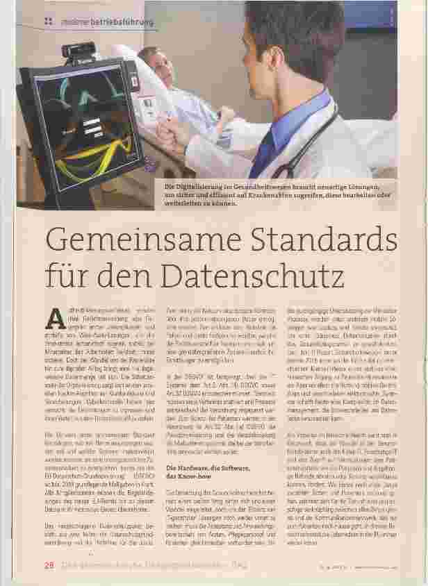 Vorschauseite 1: Gemeinsame Standards für den Datenschutz