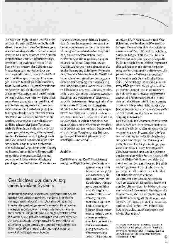 Vorschauseite 4: Qualität ist mehr als ein Zertifikat