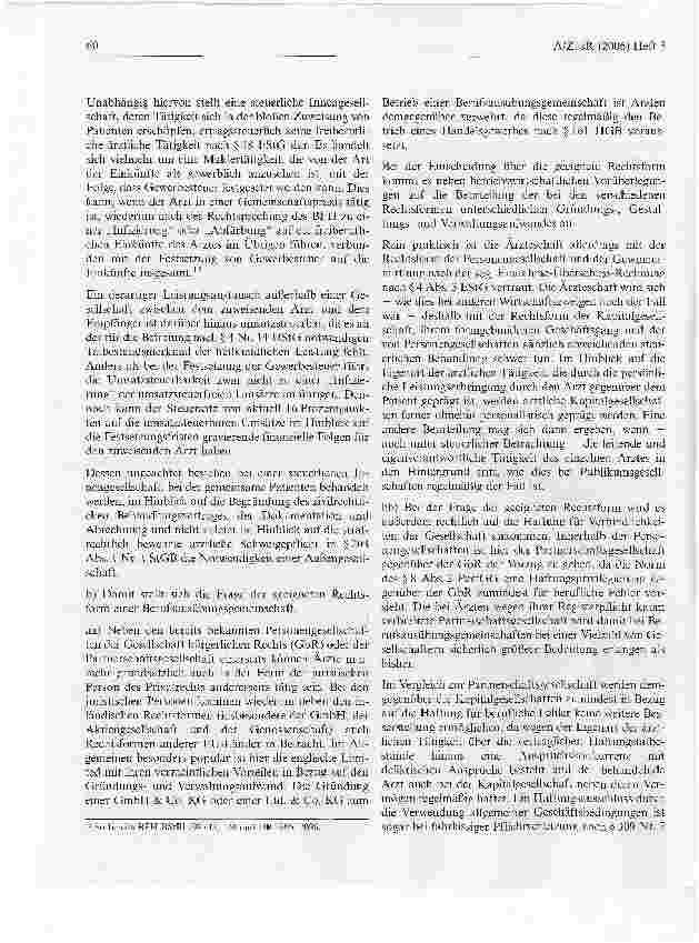 Vorschauseite 4: Neues ärztliches Berufsrecht -Erfahrungen aus rechtlicher und praktischer Sicht