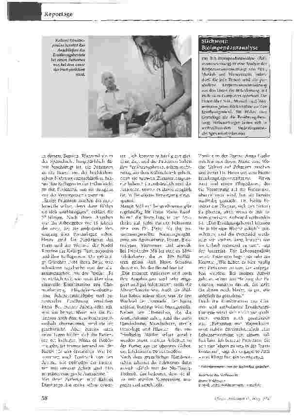 Vorschauseite 3: Zu oft verhungern sie unter der Therapie