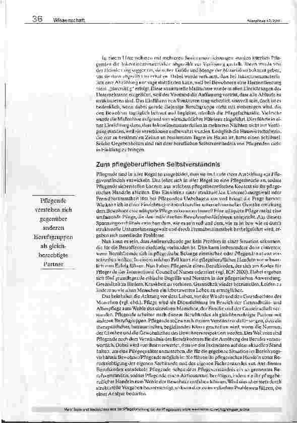 Vorschauseite 2: Die Ketten sprengen - Pflege zwischen struktureller Unternehmensgewalt und Fremdbestimmung