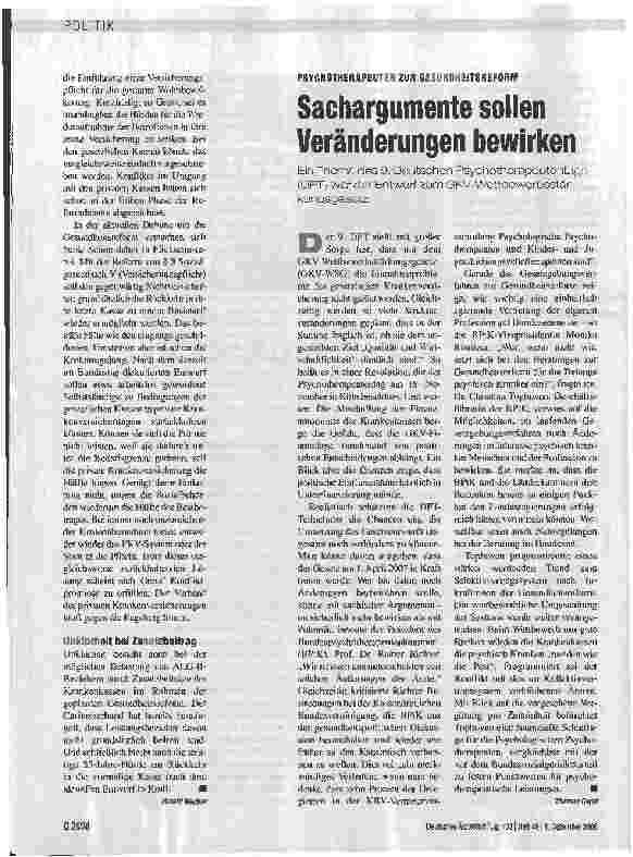 Vorschauseite 3: FOLGEN VON HARTZ IV - Flickschusterei