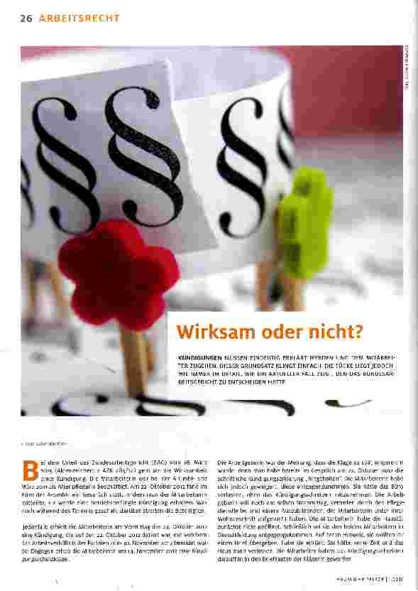 Vorschauseite 1: Wirksam oder nicht?