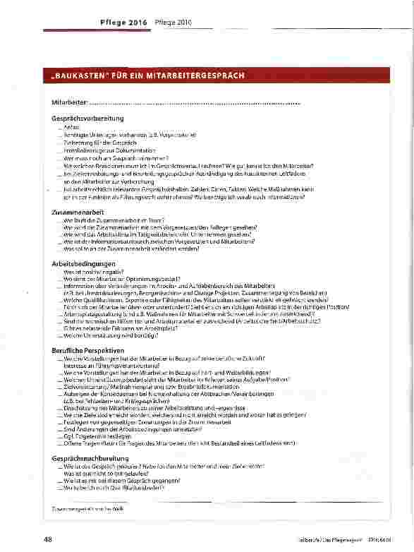 Vorschauseite 3: Mitarbeitergespräch als Führungsinstrument Miteinander reden - aber richtig
