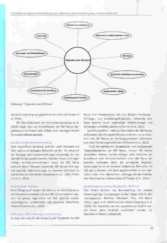Vorschauseite 6: Tätigkeiten und Auswirkungen einer Inflammatory Bowel Disease (IBD) Nurse eine Literaturübersicht