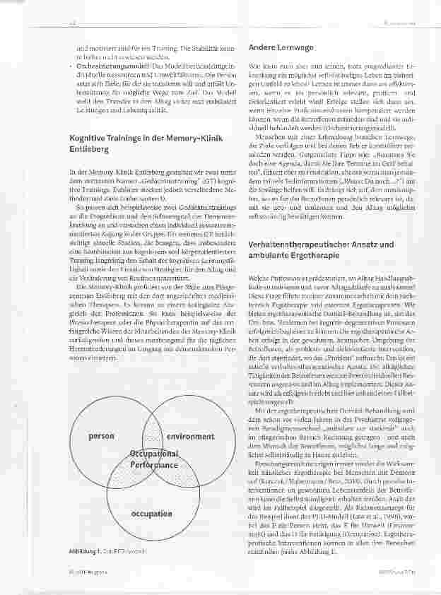 Vorschauseite 2: Neues lernen - mit Demenz?