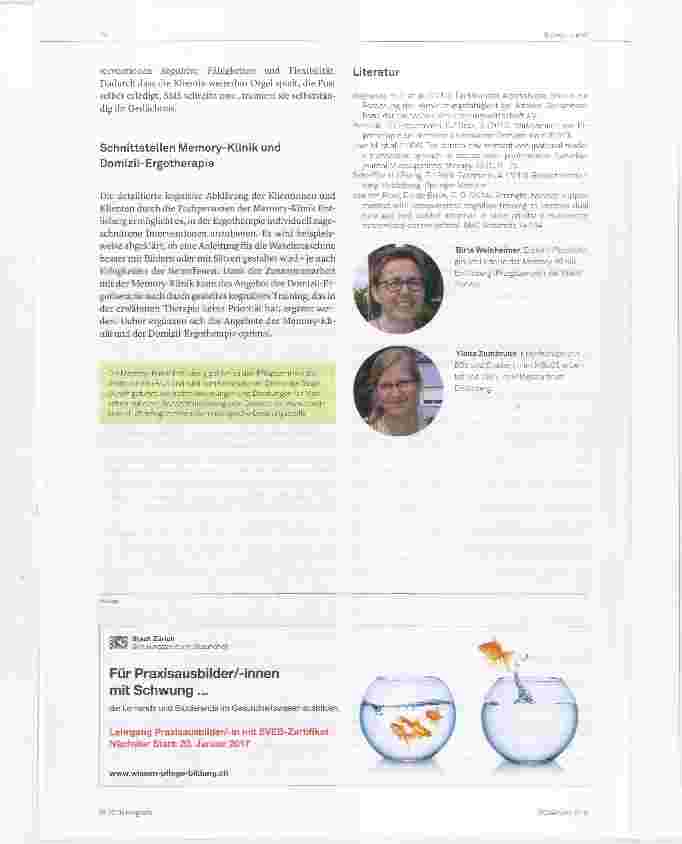 Vorschauseite 4: Neues lernen - mit Demenz?