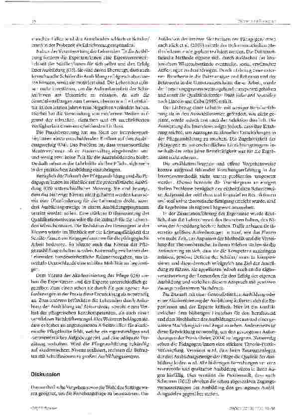 Vorschauseite 4: Wie begegnen Lehrkräfte an Pflegeschulen den heutigen Auszubildenden? Auswirkungen der AuszubiLdenden-Charakteristika auf die Gesundheitsund Krankenpflegeausbildung in Sachsen