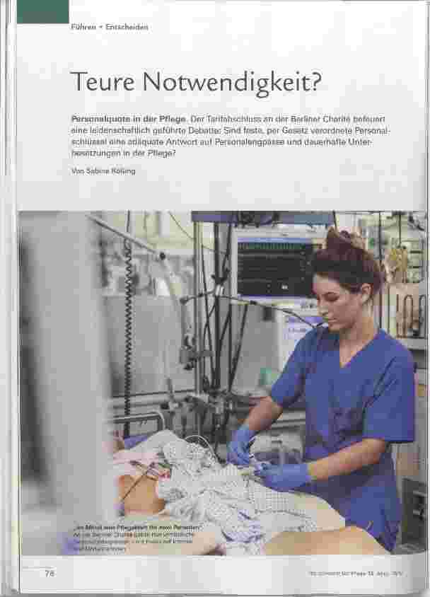 Vorschauseite 1: Teure Notwendigkeit?