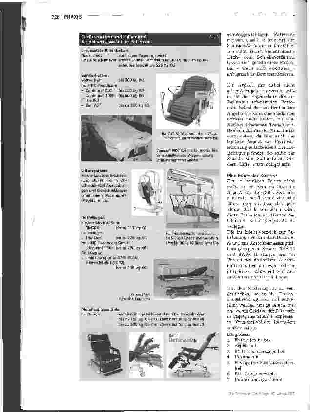 Vorschauseite 4: Ein gewichtiges Pflegeproblem