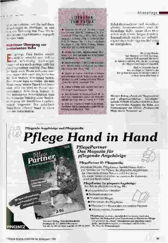 Vorschauseite 4: In der Pflege vernetzt und interdisziplinär handeln Die Rehabilitationskette als Merkmal professioneller Pflege
