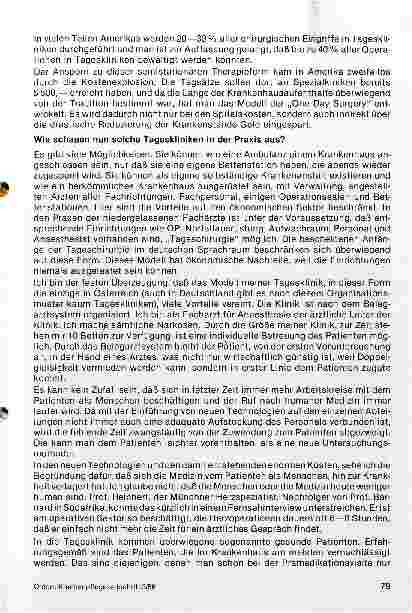 Vorschauseite 2: One - Day - Surgery