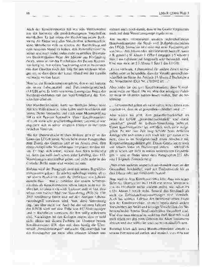 Vorschauseite 4: Die Überregulierung im Lebensmittelrecht