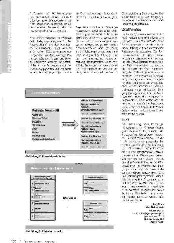 Vorschauseite 3: Stationen flexibel auslasten! Patientenund ressourcenorientiertes Belegungsmanagement